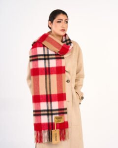 Luxury wool blend scarves