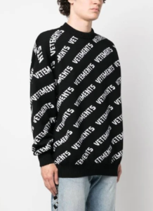 Vetements Cashmere streetwear.