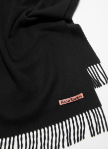 acne studios cashmere scarves.