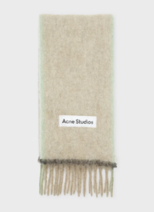 Acne studios cashmere scarfs.