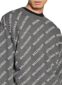 Balenciaga cashmere.