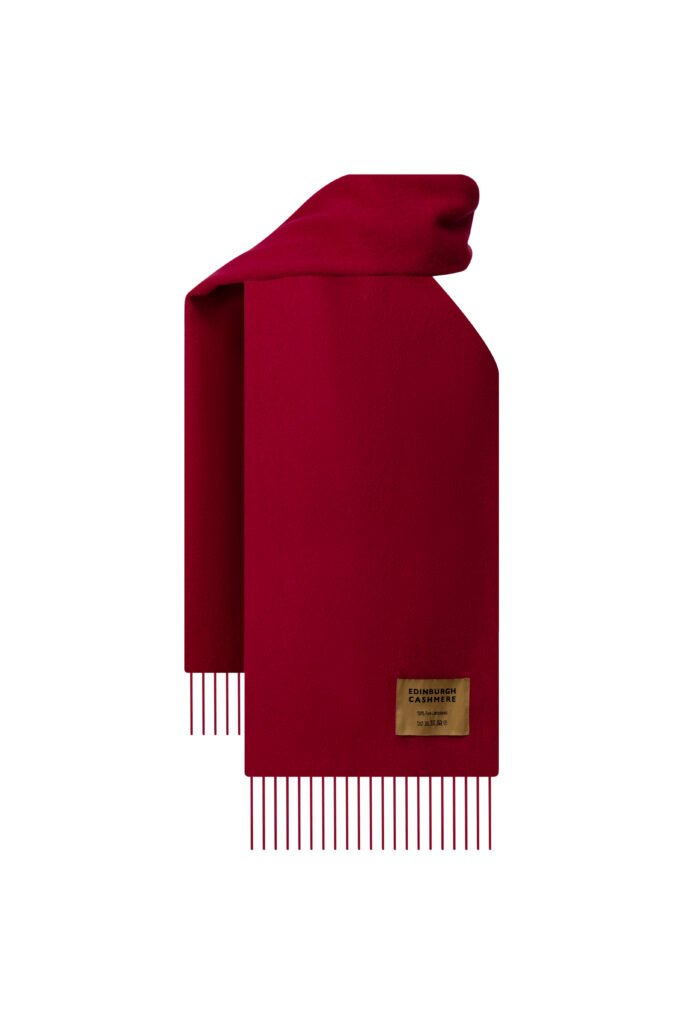 Edinburgh Cashmere DC Scott Cashmere Scarf gift box