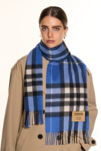 A close-up of the DC Classic check, representing the "Gold Standard" of cross-cultural luxury fashion.